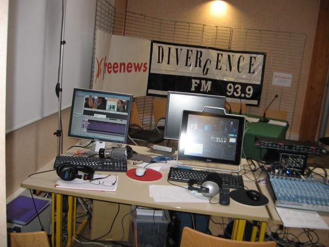 Village des association, stand Divergence FM et Freenews (2)