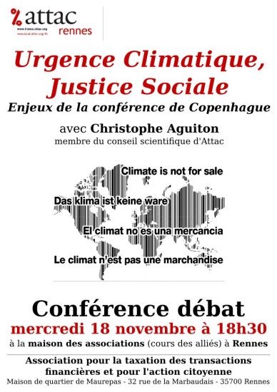 Conférence de Chritophe Aguiton le 18 novembre à Rennes